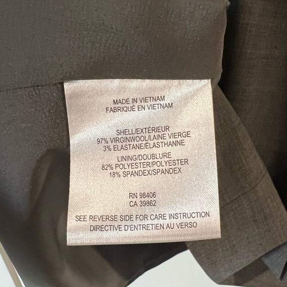 🩶Theory Miyani Split Front Dress In Sevona Stretch Wool (Size 0) - Picture 16 of 16